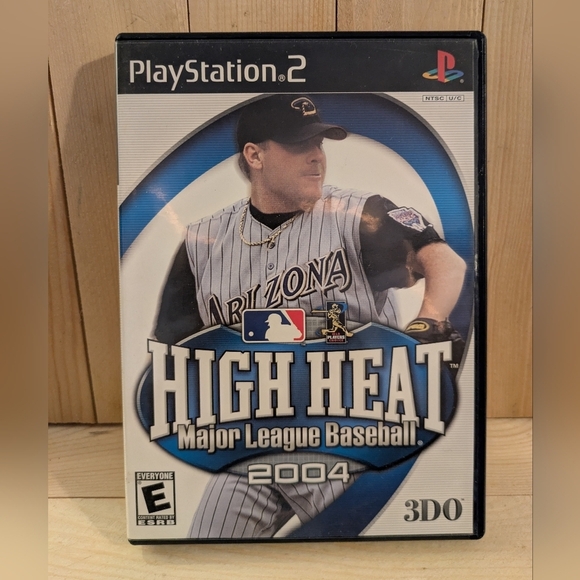 Play Station 2 Game Pre-owHigh Heat Major League Baseball 2004 - Black and White - Picture 2 of 5